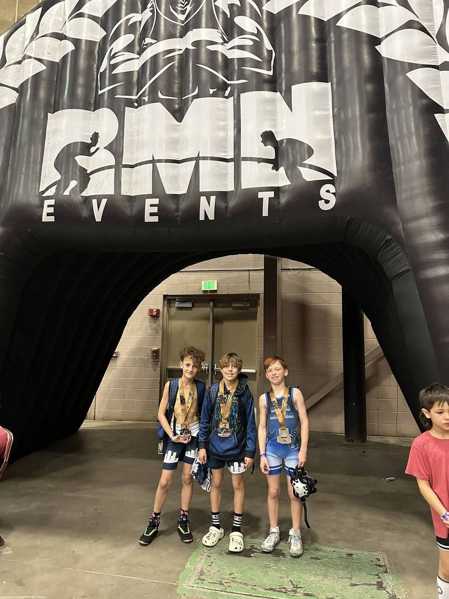 LJMaximo's tweet photo. The Kid did it again! 1st tournament of the wrestling season and takes it down!! Happy New Year- #VinnyTheJet #RidgeWrestlingClub #TTown #Pueblo #SunsetInn #TheChamp https://t.co/V6T78HsoOh