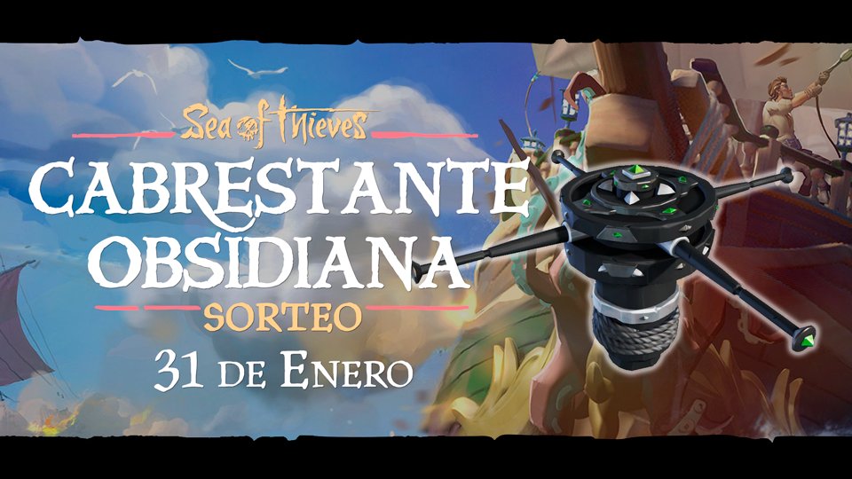 🏴‍☠️🎁𝐒𝐎𝐑𝐓𝐄𝐎 𝐄𝐍𝐄𝐑𝐎🎁🏴‍☠️
⚓️#SORTEO 𝗖𝗔𝗕𝗥𝗘𝗦𝗧𝗔𝗡𝗧𝗘 𝗢𝗕𝗦𝗜𝗗𝗜𝗔𝗡𝗔⚓️

✅APÚNTATE DESDE ESTE ENLACE➡️gleam.io/Qb5x4/sorteo-c…

🗓️Termina: 31-Enero
#SeaOfThieves #BeMorePirate