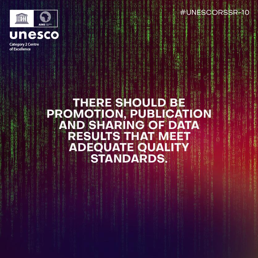 gamelmag's tweet photo. 1. Facilitating satisfactory work conditions, providing moral support, and giving public recognition to scientific achievements
2. Promoting data sharing and publishing of quality results
3. Monitoring the implementation and impact of the above efforts
#UNESCORSSR #RSSR #Sci4D https://t.co/W01zxcieDf