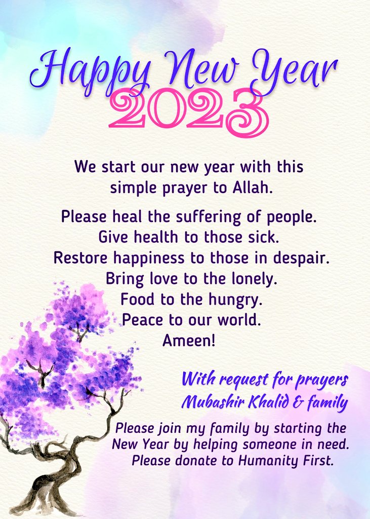 MubashirAKhalid's tweet image. #HappyNewYear2023 
#HumanityFirst