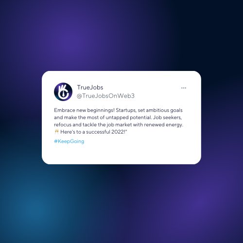 TrueJobs tweet media