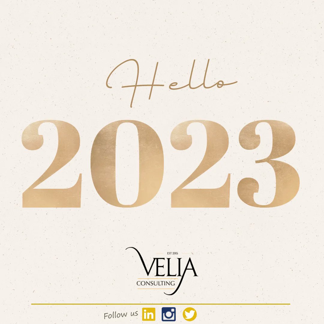 VeliaConsulting's tweet photo. Happy New Year!
May this new chapter be filled with new adventures and triumphs!
#Newyear
#2023
#Doingbusinessinghana
#VeliaConsulting https://t.co/qyB8in3SLV
