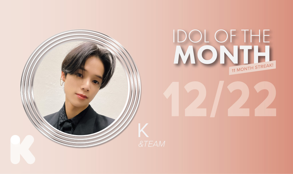 ikpop_twt's tweet photo. 🎉 Congratulations! 🎉
12-2022 #iKPOP Idol of the month: K 
#ケイ  #K  #andTEAM_K #andTEAM
Result: 71572
11th WIN - 11x rewards￼
+11000 xp  2023 ranking + featured profile + FanEvent % bonus
When your bias wins, bonus 🎁:
 +5500💎
 *active users
https://t.co/EFSgjFTJbS https://t.co/kcJePXa5vJ