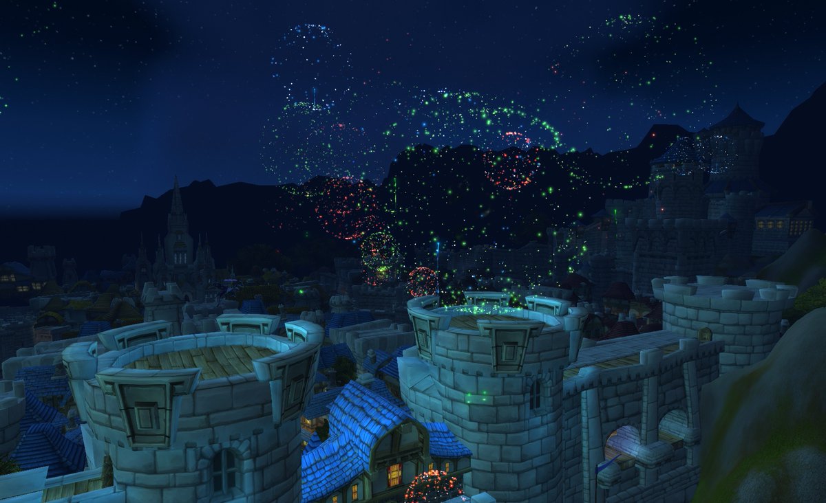 joekniesek's tweet image. Happy New Year - from #Stormwind #WorldofWarcraft