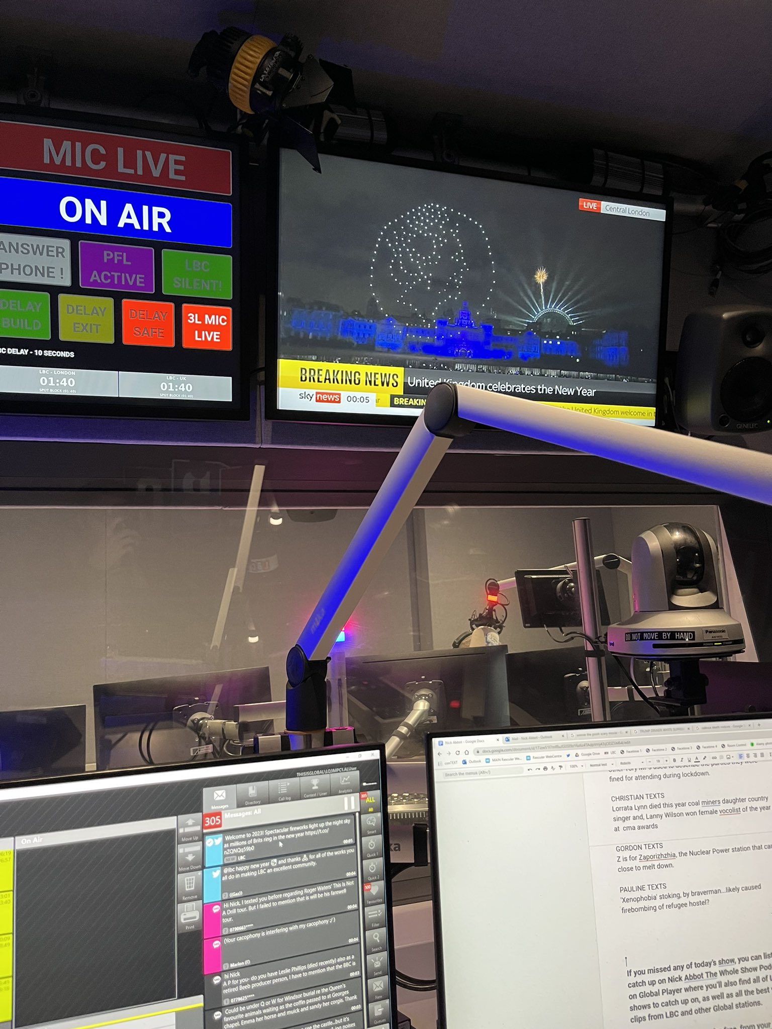Matthew on twitter happy new year from the nick abbot show https