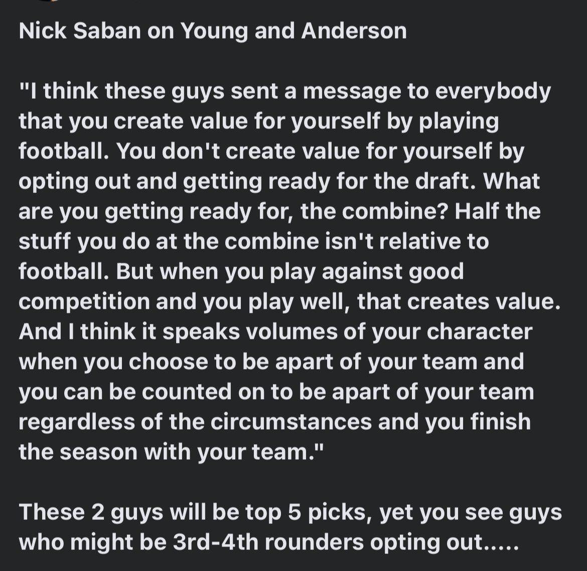 There’s a Reason Why Nick Saban is THE GOAT!