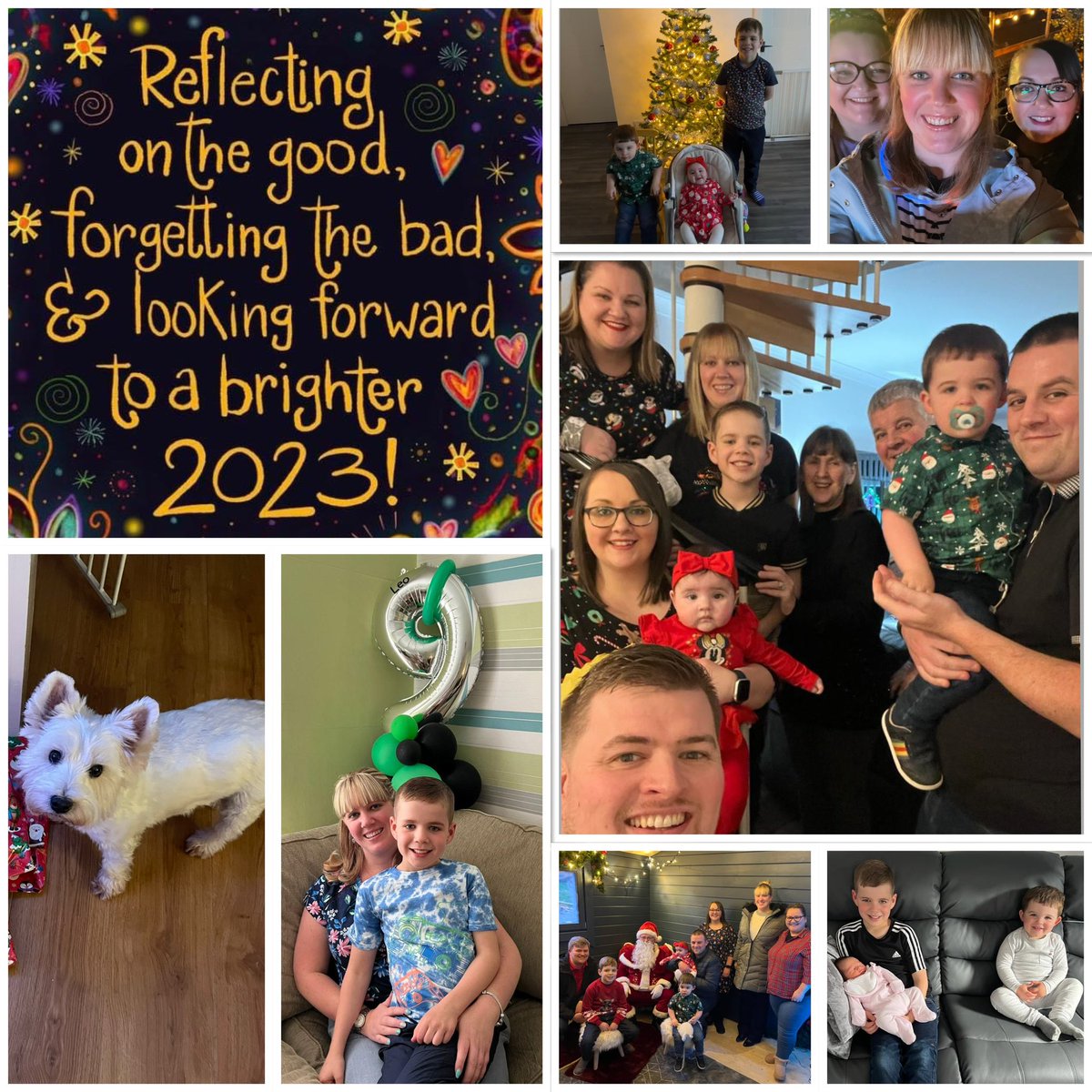 Lisa_MacAskill's tweet photo. In 2023 may your troubles be less, your blessings be more &amp; nothing but happiness come through your door. Candles lit &amp; glasses raised for those who are forever in our hearts xXx ❤️🥂⭐️

Bringing in the bells with my boy 🥰 Happy New Year everyone 🥳 https://t.co/3nC1o164pc