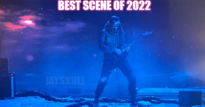 JayskullJS's tweet photo. Prove me wrong. 🎸
#2022Best #Scene #Netflix #StrangerThing4 #EddieMunson #TheUpsideDown #Metal #HeavyMetal #MasterOfPuppets #Metallica https://t.co/jsTR9SplbA