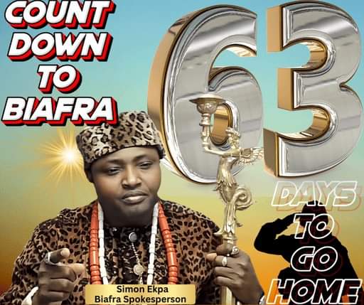 Chigbo_UnamJ's tweet photo. The year that marks the most decisive historic moment in quest for Biafra Freedom, has begun: 01/01/2023⏳.
It is a make or mar year.
In 2023 , the Confederation of Biafra will be birthed, unobstructed.
#63DaysToGo! https://t.co/Llw2flhnr0