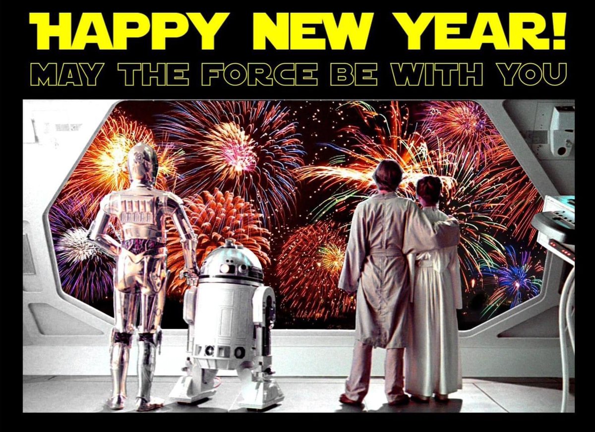 Happy New Year! May the Force be with you. #StarWars #SkywalkerFamily #NewYear2023