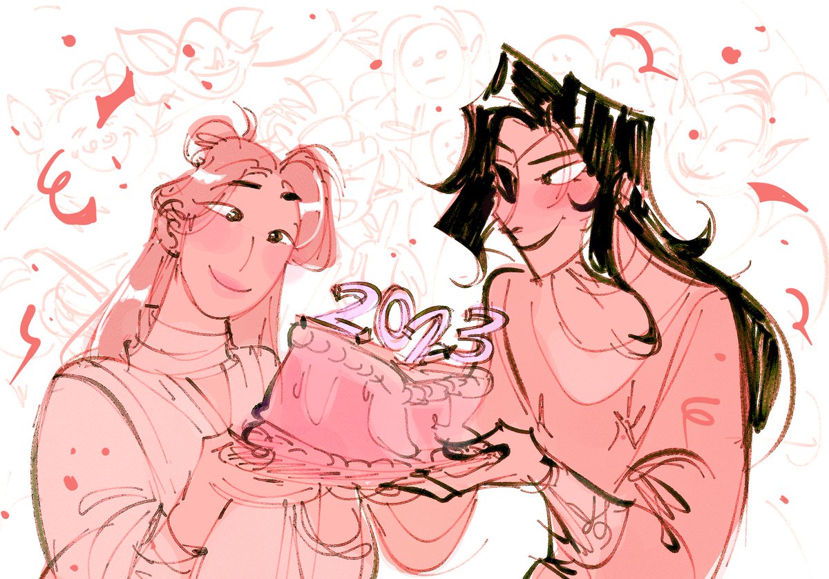 morfy_27's tweet photo. Happy New Year everyone! Haven’t posted sksksksksk BUT THEY ARE IN MY MIND ALL THE TIME SO HERES THEM #tgcf https://t.co/z3cOzmHMxu