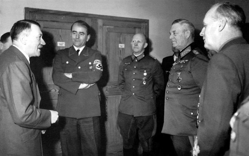 Hitler prepares his New year speech from the Adlerhorst bunker. German armaments minister Albert Speer was amazed to find Hitler in a state of elation. 'We will soon be up from this valley,' proclaimed Hitler. 'In the end we will be victorious!' #WW2