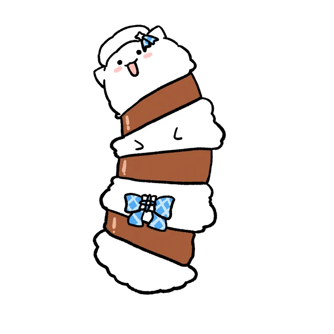 #らみらいぶ これは年明け早々にガムテープ巻かれた雪民 