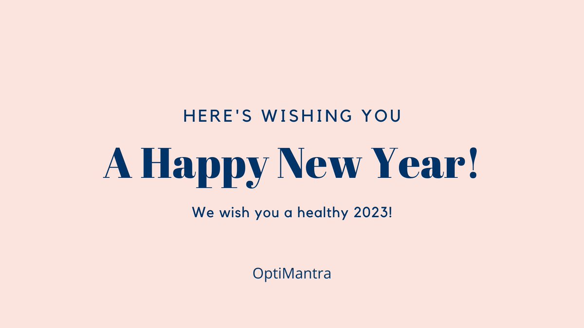 We wish you a great new year :)
