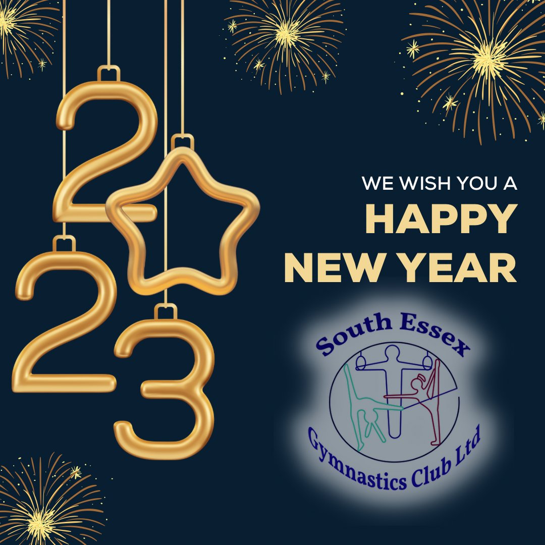 HAPPY NEW YEAR! 🎇 We would like to thank all of our coaches, gymnasts, parents volunteers, parents and everyone who is a part of the SEGC family! We cannot wait to see what 2023 brings! #segc #southessexgym #southessexgymclub #southessexgymnasticsclub #2023 #newyear