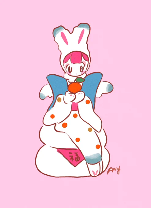 新年初らくがき 