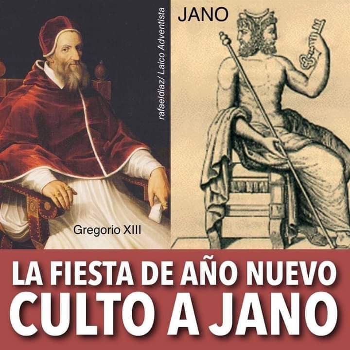 ariatide's tweet photo. Hoy adoran a Jano.
#AnoNuevo2023
#AnoNuevo
Daniel 7:25:
"Y hablará palabras contra el Altísimo, y a los santos del Altísimo quebrantará, y pensará en cambiar los tiempos y la ley; y serán entregados en su mano hasta tiempo, y tiempos, y medio tiempo" https://t.co/0s9oH0zOeq