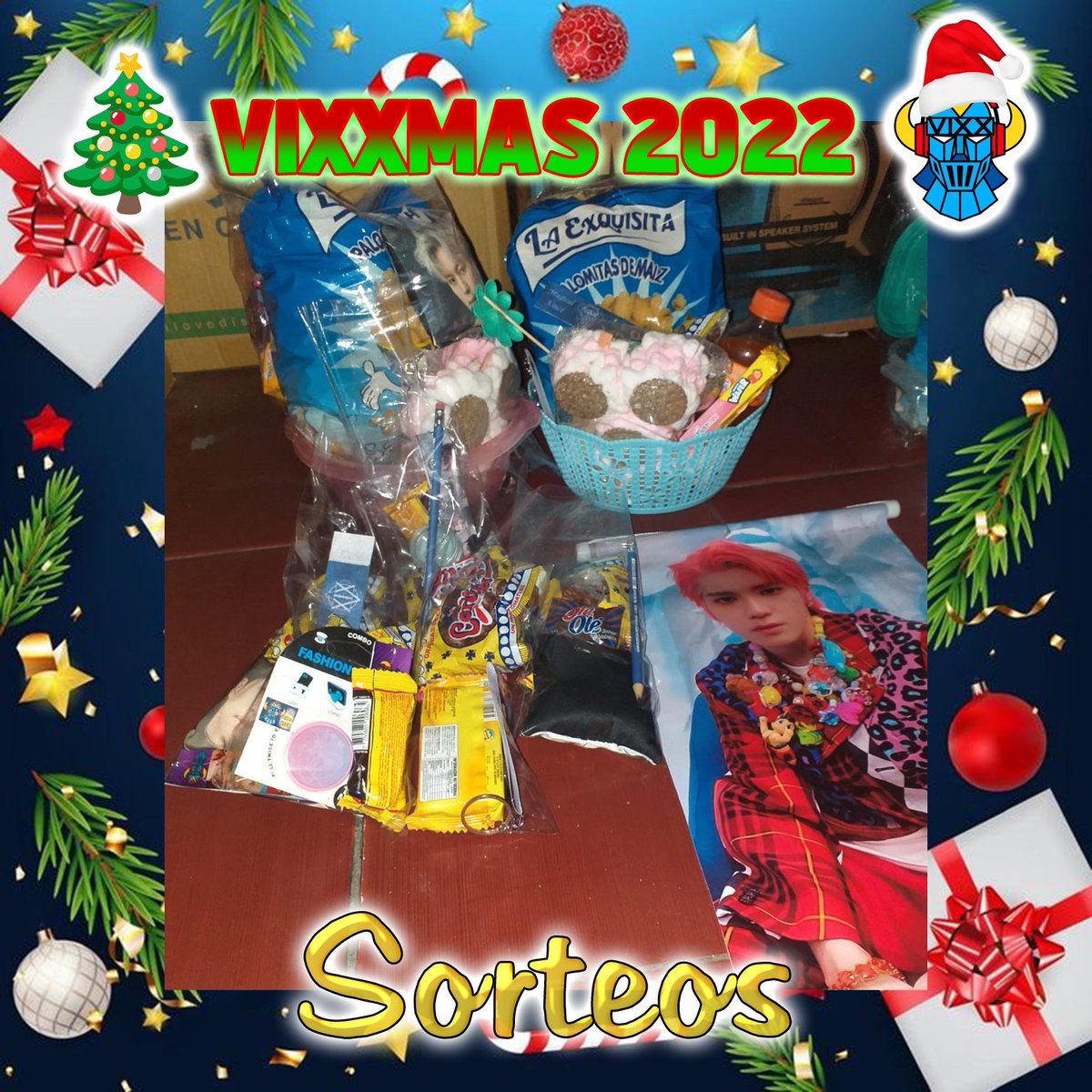 Starlight_Cbba's tweet photo. 🌟 #VIXX #빅스 🌟
💫 VIXX St☆rlight Cochabamba 💫
       🌟🔷🌟🔷🌟🔷🌟🔷🌟

💎 GRAN MINIPROYECCION 💎
   🎄👑 VIXXMAS 2022 👑🎅🏻

Fotos del Evento https://t.co/Hvfn6ejsK0