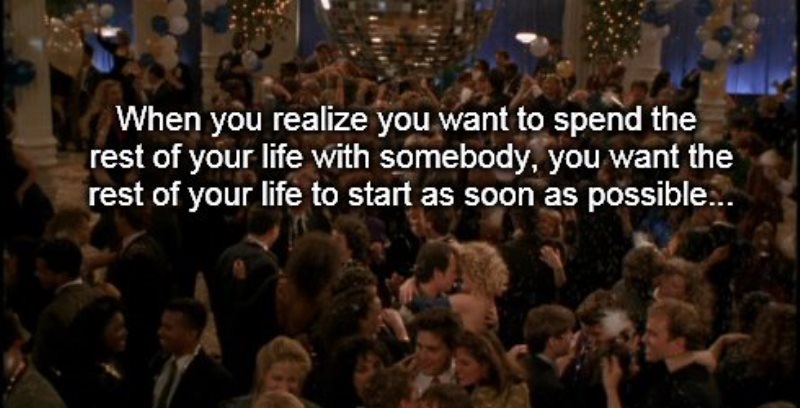 OldSchool80s's tweet photo. If you start watching When Harry Met Sally at exactly 10:30:28 pm tonight, the New Year's countdown in the movie will sync up with the real countdown to midnight. #80s https://t.co/vn05deWdvD