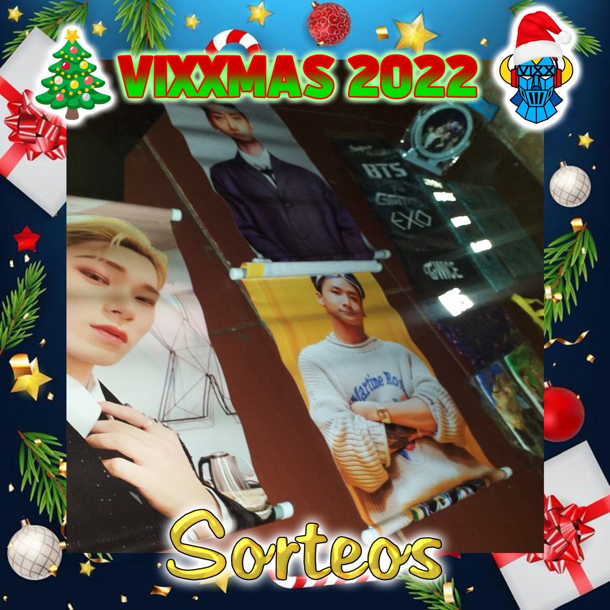 Starlight_Cbba's tweet photo. 🌟 #VIXX #빅스 🌟
💫 VIXX St☆rlight Cochabamba 💫
       🌟🔷🌟🔷🌟🔷🌟🔷🌟

💎 GRAN MINIPROYECCION 💎
   🎄👑 VIXXMAS 2022 👑🎅🏻

Fotos del Evento https://t.co/PfzXI6egn9