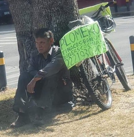 ¿Tienes algún trabajo de plomería? 
Este amigo necesita la chamba, te lo recomiendo #Puebla