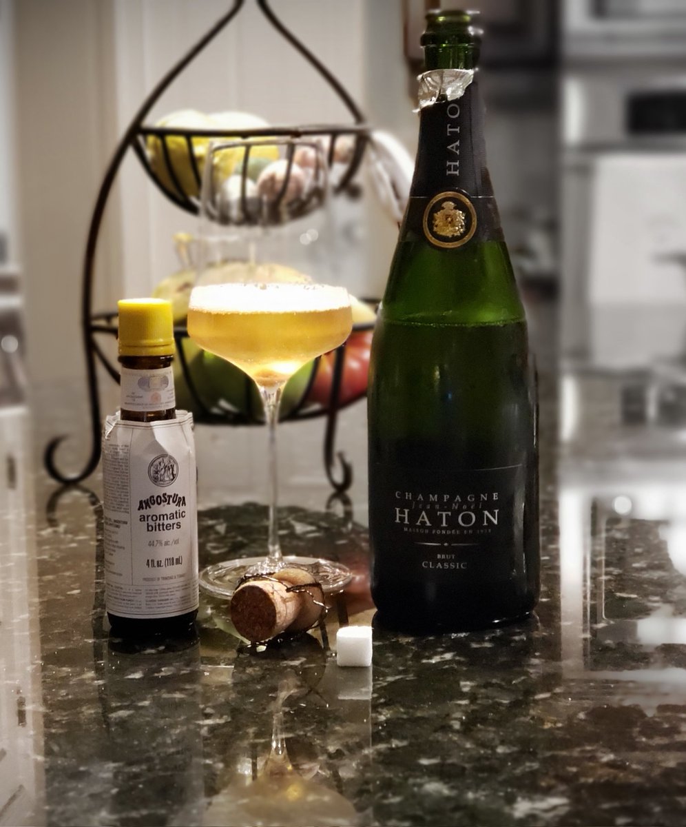 May I pour you a Champagne Cocktail? #GoodBye2022 #Welcome2023 #Cheers 🍾🥂