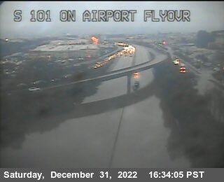 This is 101 completely under water right now