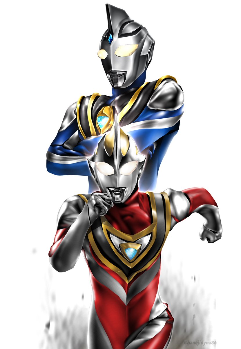 「ここから一歩もさがらない!#ウルトラマンガイア25周年 」|ハネジダイのイラスト