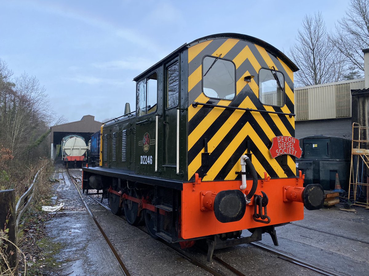 Happy New Year to all our followers. Thank you for all your continued support! Here’s to 2023 and all it brings! It’s already off to an exciting start with D2246 undertaking successful test runs. (Wasp stripes are on the to do list when the weather allows)