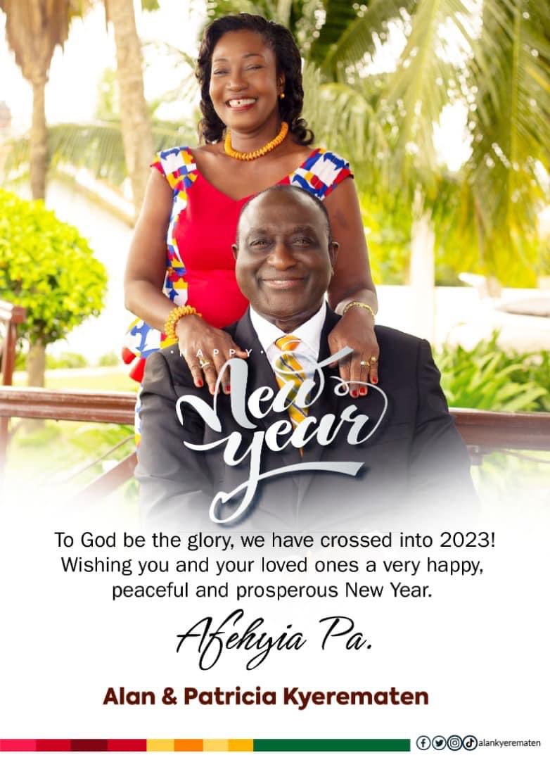AlanKyerematen's tweet photo. To God be the glory, we have crossed into 2023!
Wishing you and your loved ones a very happy, peaceful and prosperous New Year. 

Afehyia Pa! https://t.co/Y1KXCxNVP7