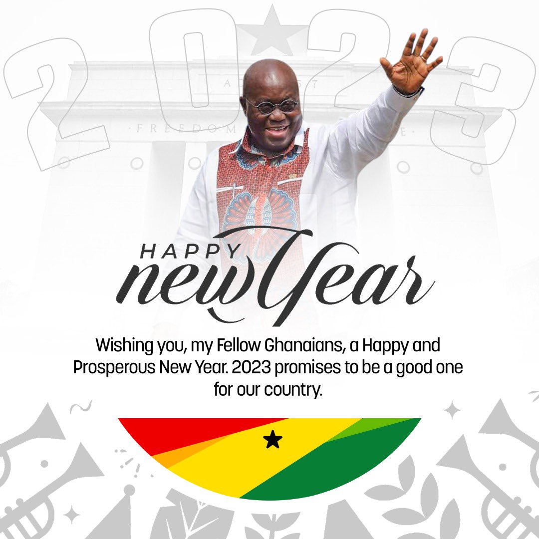 NAkufoAddo's tweet photo. Happy New Year! https://t.co/FK7EDQkv0e