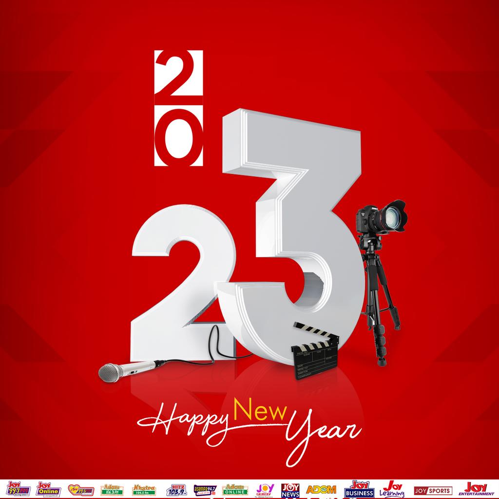 JoyNewsOnTV's tweet photo. From all of us at the Multimedia Group Limited, we wish you a happy new year! #WeAreJoy #ChristAtWork https://t.co/IC4gxj23FN
