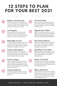 As we enter the new year, let’s envision where we want to see ourselves in 2023! Consider these 12 steps to plan the best year yet! Wishing you a transformative and prosperous New Year! 
#InovaEwingFACT #HappyNewYear <a href="/InovaHealth/">Inova</a> 
Photo: Millennial Grind