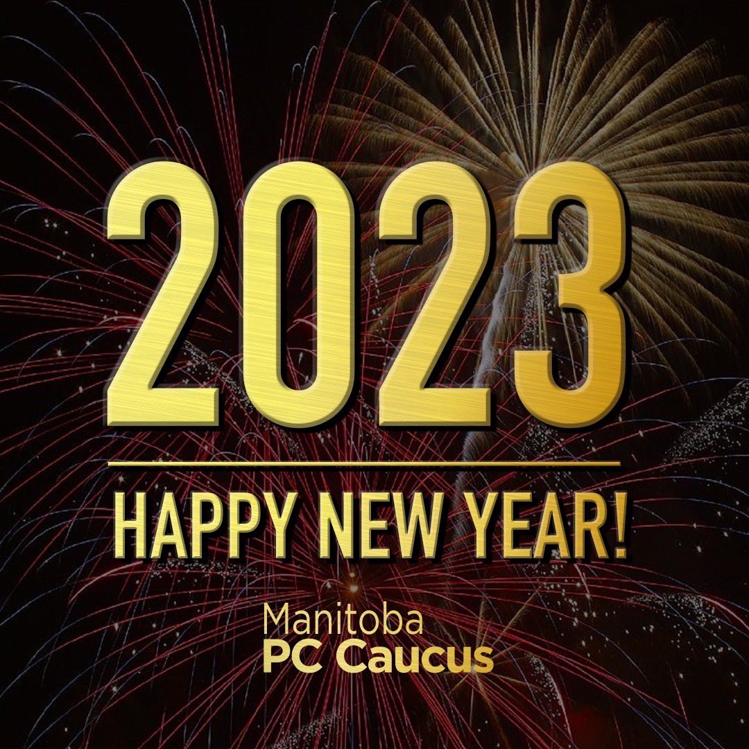 As we begin 2023, our PC Team is the only party that will make your life more affordable, strengthen healthcare, make our communities safer and grow MB. Happy New Year from my family to yours! #NYE2022 #mbpoli