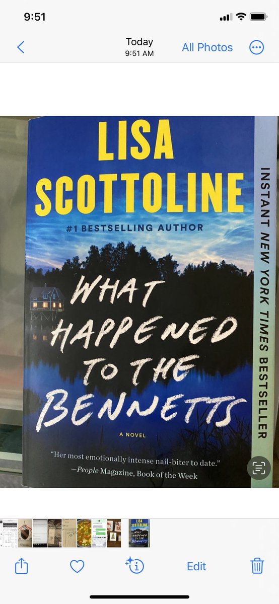KittyBlumsack's tweet photo. Thanks ⁦@LisaScottoline⁩ for a great read.  Lots of twists and turns. https://t.co/rNvvPunppo