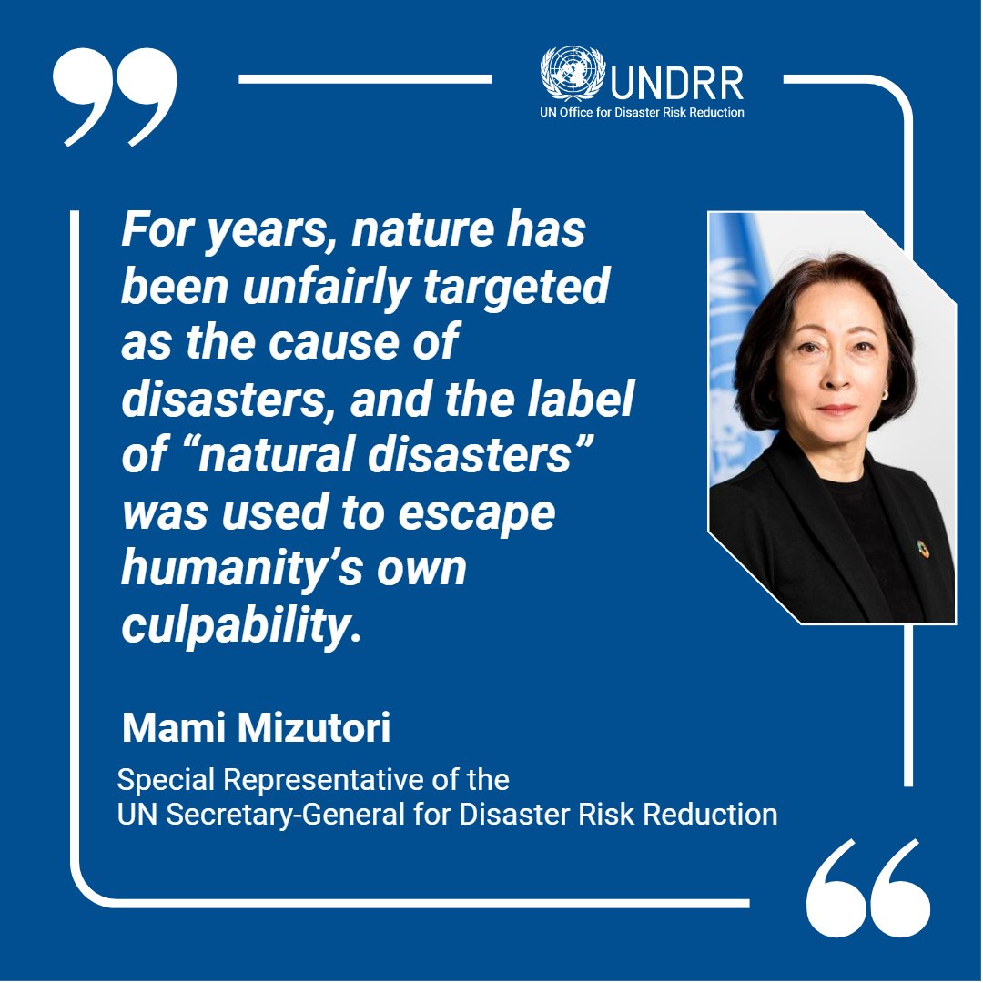 UNDRR (@UNDRR) on Twitter photo 2023-01-01 01:00:26 In 2023, we want a world that no longer sacrifices nature for short-term gains. We want a world that puts long-term sustainability and resilience first. @HeadUNDRR In 2023, we want a world that no longer sacrifices nature for short-term gains. We want a world that puts long-term sustainability and resilience first. @HeadUNDRR