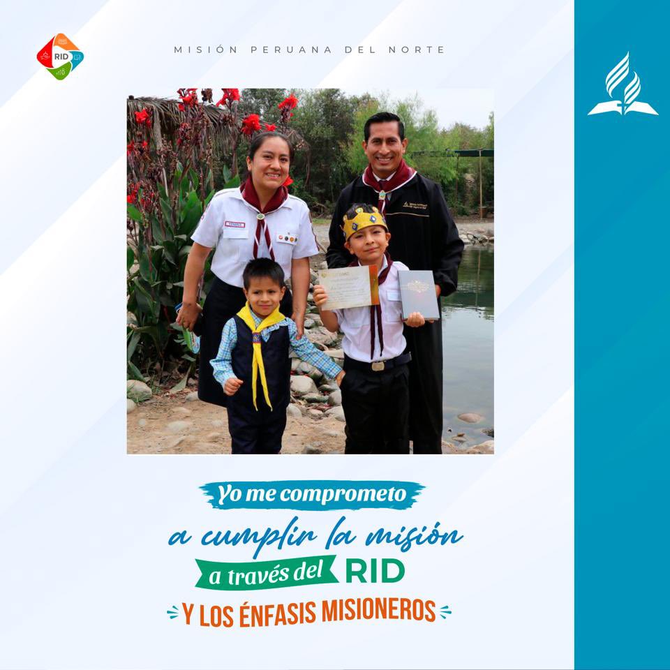 Al iniciar un nuevo año, junto a mi familia reafirmamos nuestro compromiso con Dios 🙏 y la iglesia ⛪️para seguir cumpliendo la misión a través del #RID y los #ÉnfasisMisioneros en la <a href="/AdventistasMPN/">Misión Peruana del Norte</a> 🇵🇪 

Dios sea tu mejor compañía en este año 2023. 🙏🏻✨✨✨