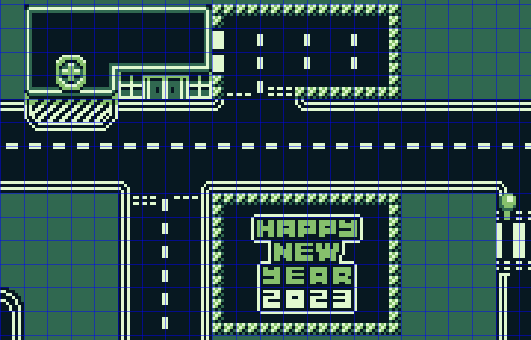 PuttyCAD's tweet photo. more pixels in 2023... #gamedev #pixelart #gameboy #lockdowntown #lockdowntownGB #indiegamedev #puttycad #100tinsoldiers #happynewyear #2023 #happynewyear2023 #retro #retrogaming #retrogamer https://t.co/6sIrK1esfZ