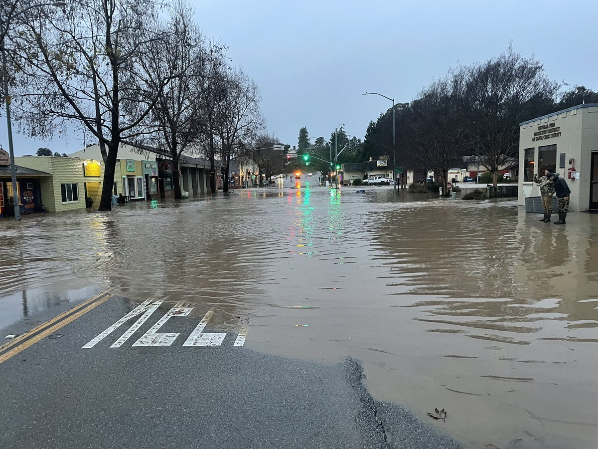 Soquel Village. They just evacuated the fire department