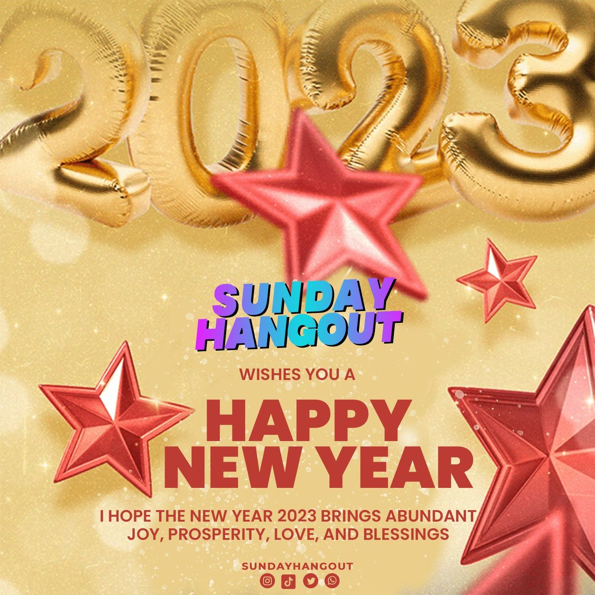 HangoutSunday's tweet photo. Happy New Year 2023

#goodbye2022 https://t.co/ob946fPDSv