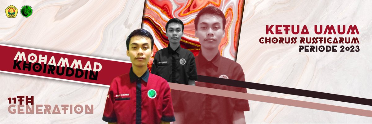 cr_faperta's tweet photo. [KETUA UMUM UKM CHORUS RUSTICARUM  2023]

MELODY!!CR!!💕

[Rabu, 28 Des 2022] Selamat kepada Moh. Khoiruddin (G11) sebagai Ketua Umum Terpilih UKM Chorus Rusticarum periode 2023. Semoga amanah dalam mengemban tugas dan mampu membawa UKM CR lebih baik dan berprestasi kedepannya. https://t.co/ffEDc1eT51