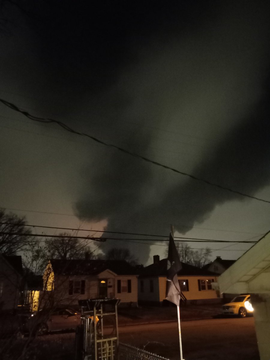 My town ending the year on fire