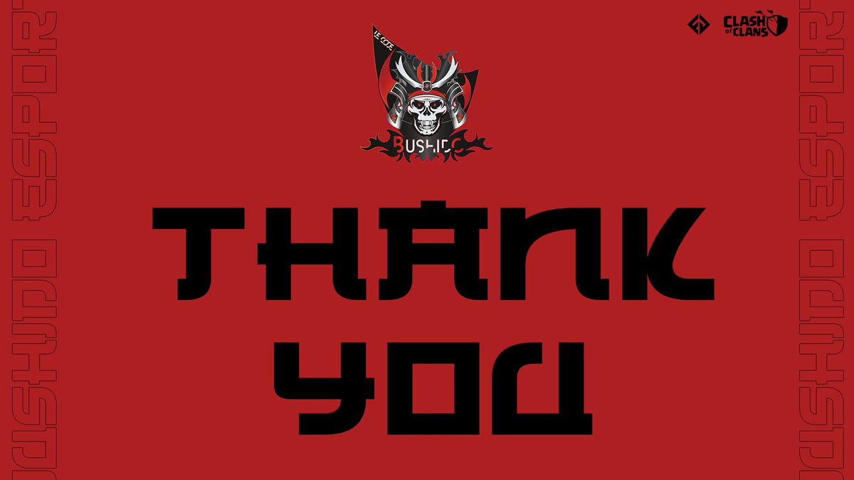 Happy new year everyone! This also means we have to wrap up 2022 with the end of @LeCodeBushido. Few roster changes and retirements and lack of team chemistry did force us to disband the team. We would like to thank @ShinigamiCOC and <a href="/BushidoCOC/">Bushido</a> for the amazing opportunity (1/2)