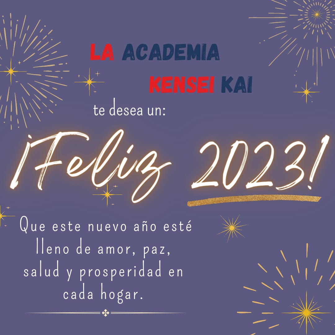 KenseiShitoryu's tweet photo. La familia Kensei Kai Ec les desea un feliz 2023 y que este nuevo año esté lleno de amor, paz, salud y prosperidad.

SEGUIMOS CON MAS FUERZAS 💪 💯

#2023ready #academiadekarate #kenseikai https://t.co/YaOCOloOI7