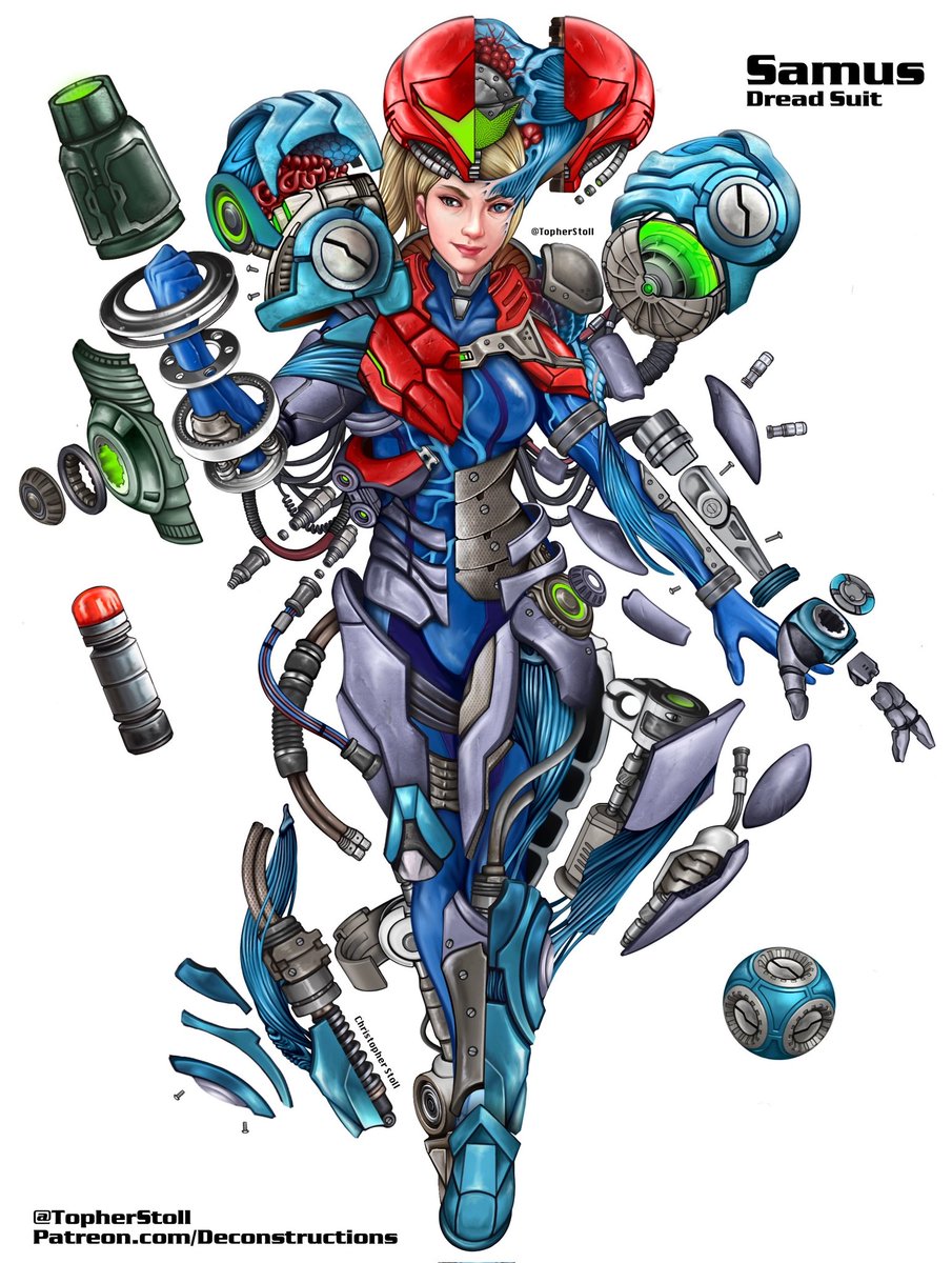 サムス・アラン 「Art that got the most likes this year vs」|Off to a Rough Artのイラスト