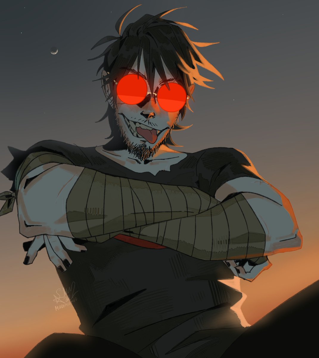 「woah its been so long since i dont draww」|midのイラスト