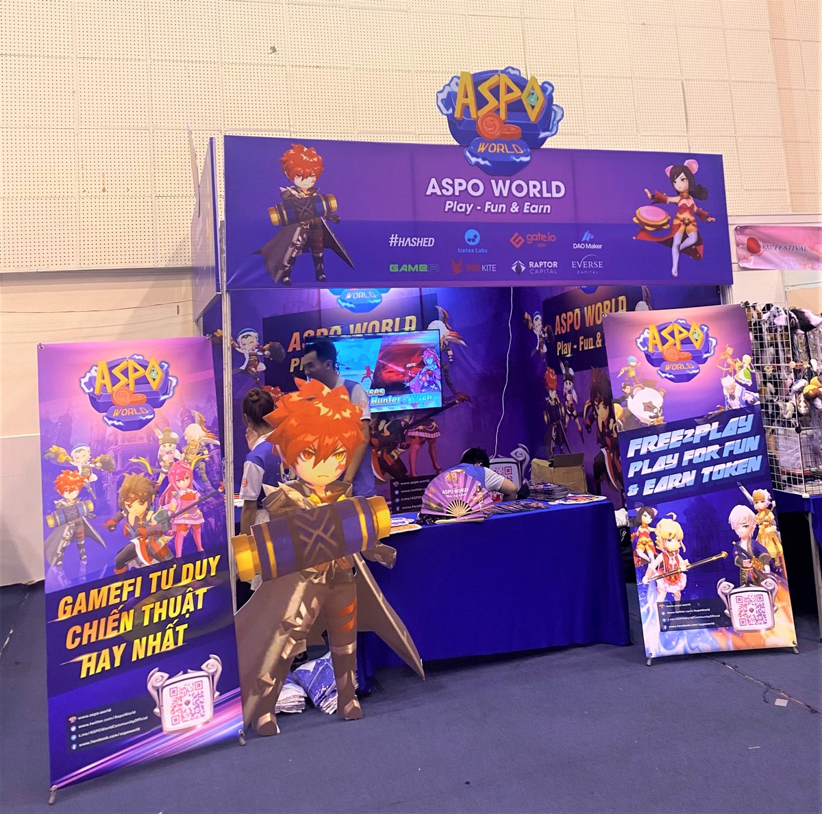 AspoWorld's tweet photo. 🎉#ASPOWorld is now at Otaku Festival 14 with a lot of free gifts!
Join us at the Nguyen Du Gymnasium, HCMC. https://t.co/kjzy4QKULq