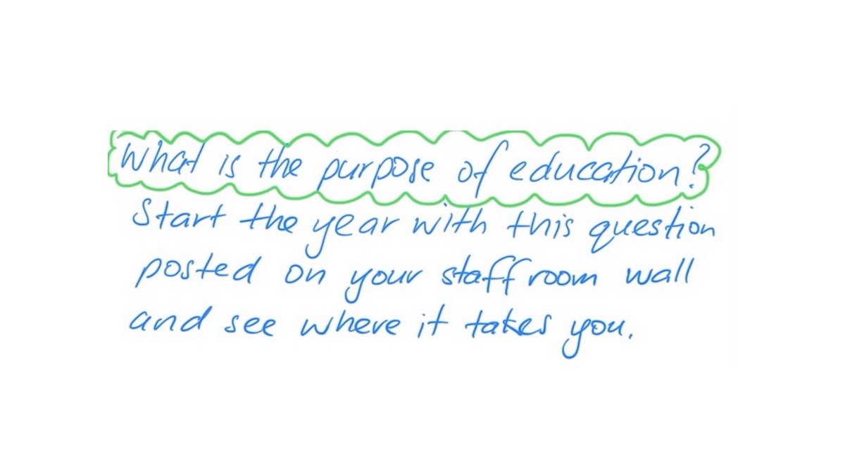 YPI4CM's tweet photo. What is the purpose of education? https://t.co/XTPYXxefZN