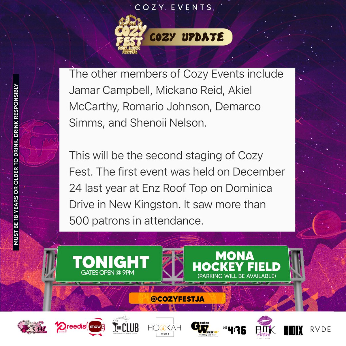cozyfestja's tweet photo. CozyFest’s feature in todays version of @jamaicaobserver 📰 https://t.co/G9u7NwRZdj