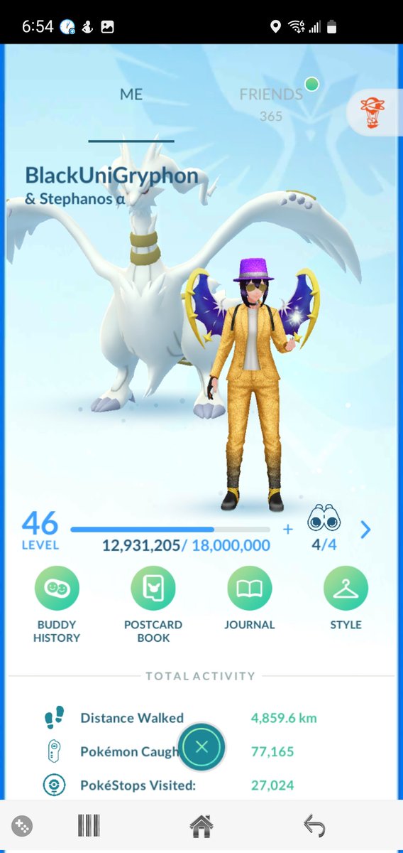 BlackUniGryphon's tweet photo. I will try to hit 13 Million XP ๐
#XPCheckIn #CurrentXP #PokemonGO #NewYearsEve #TheRoadToLevel50 https://t.co/0mbOetotoJ